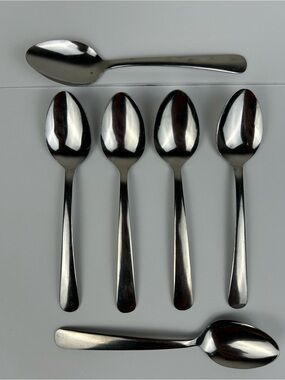 Brand Ware Stainless Steel Spoons Set of 6 Japan Silver Tea Spoon Replacement 6"